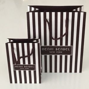 Henri Bendel Shopping Bags Set of 2